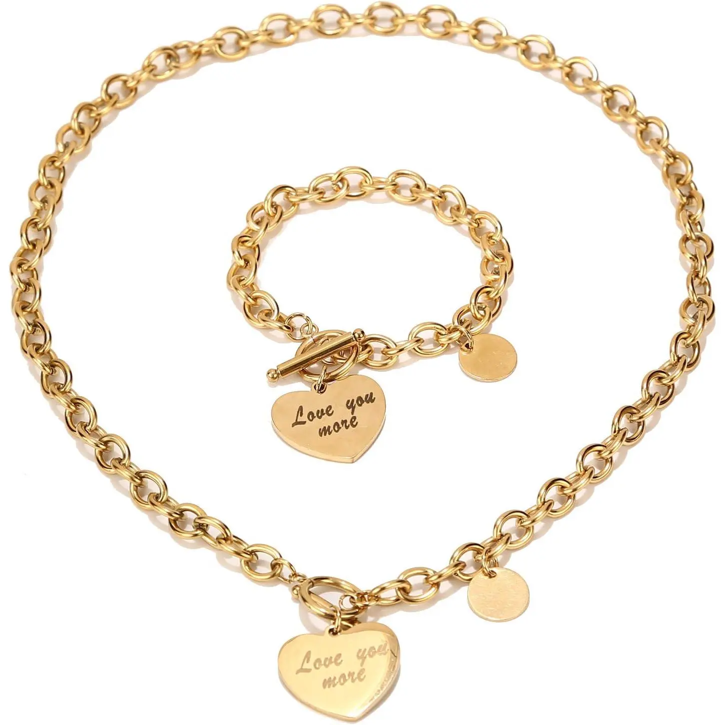Heart Pendant Anklets Love Forever  Bracelet for Women