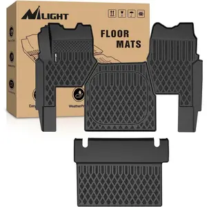 Nilight TPE Floor Mats - Custom Fit Heavy-Duty Floor Liners for Mack Anthem 2018-2025, All-Weather Mat, Automotive Car Interior Accessories, Mat Floor Mats
