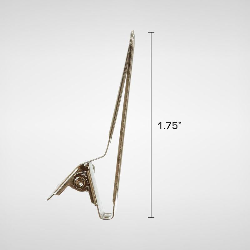 80pcs 1.75" Slide-In Hair Clips, Durable Metal Curl Setting Clips for Hairdressing, Sectioning & Retwisting, Rust-Free Hair Pins for Dreads, Dreadlocks, & Twist Styles