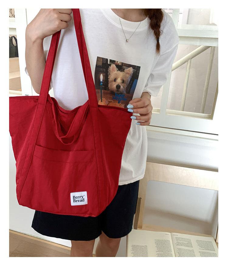 Textured Fashionable Tote Bag Casual and Lightweight Handle Bag Perfect for Shopping and Versatile Across The Shoulder Bag