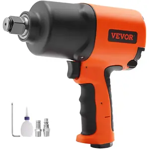 【DealsForYouDays】VEVOR Air Impact Wrench, 3/4-Inch Drive Air Impact Gun, Up to 1870ft-lbs Nut-busting Torque, Composite Pneumatic Impact Wrench for Auto Repairs and Maintenance Heavy Duty