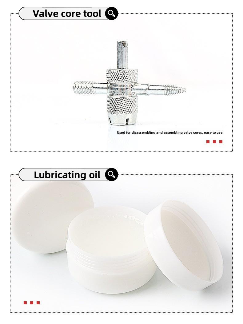 Emergency Tire Repair Kit - Portable Car Flat Tire Puncture Fix Tool Set for Roadside Rescue