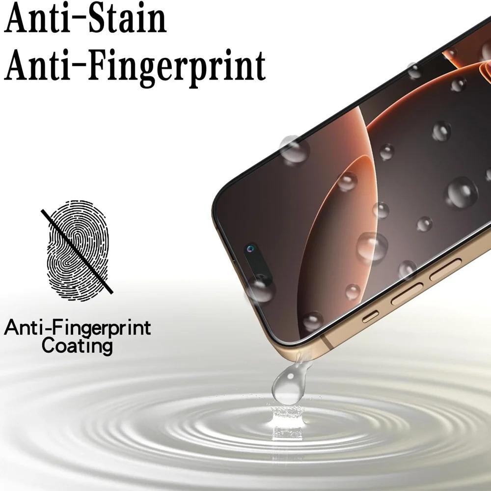 1~5PCS HD Tempered Glass For iPhone 16 17 Pro Max 17e 16e 15 14 13 12 Screen Protector Film For iPhone 11 13 Mini Glass