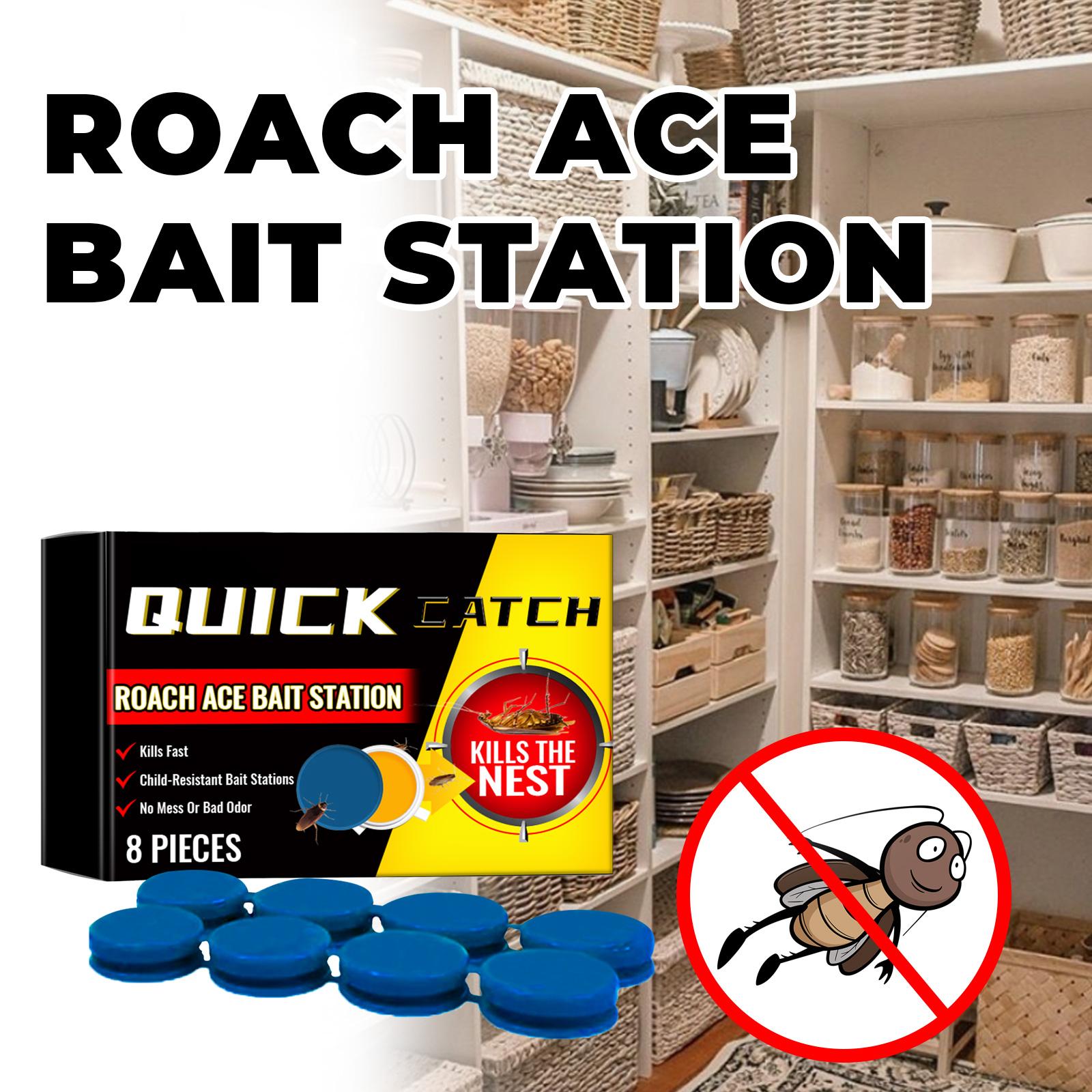 Cockroach bait station, insect repellent, cockroach bait for kitchen and home, cockroach extermination cleaner