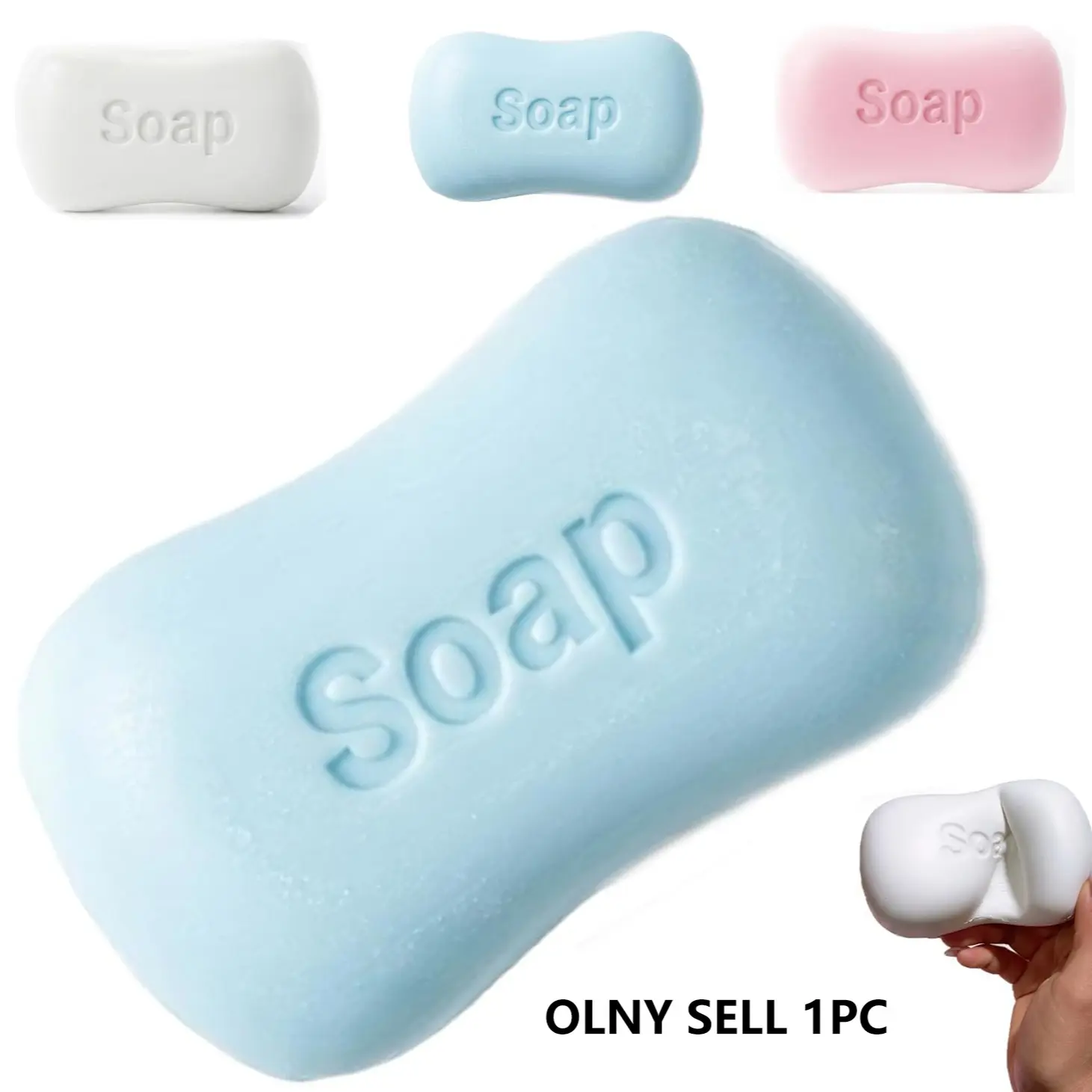 Bouncy Soft Stress Relief Toy, Stress Relief Squishy, Ultra-Soft Soap Simulation Slow Rebound, High-Tenacity Unisex Gift, Office Desk Comfort, Holiday Surprise