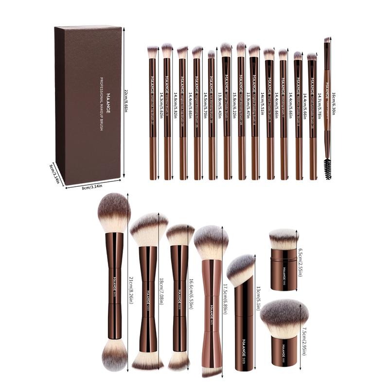 MAANGE Multifunctional Soft Makeup Brush Set, Professional Grade for Powder, Liquid and Cream Cosmetics, Essential Makeup Tools for Women #TOP PICKS