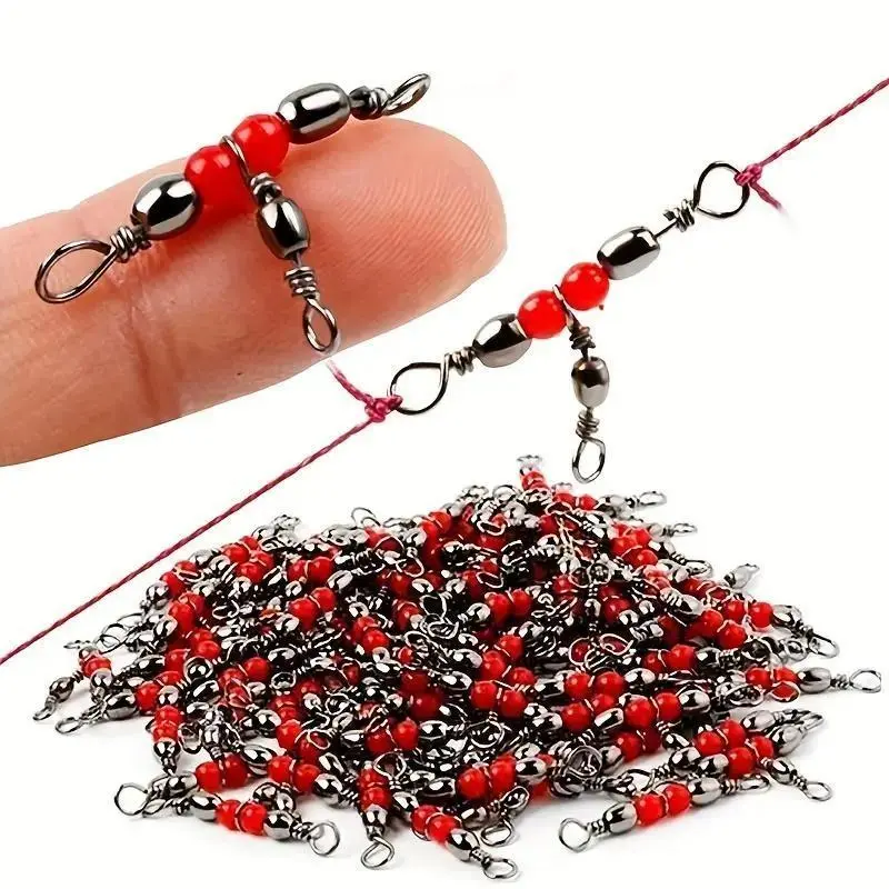 Triangular Fishing Swivels – Anti-Twist Corrosion Resistant Connectors, Smooth 360° Rotation, Saltwater & Freshwater Line Protection Tackle Accessories