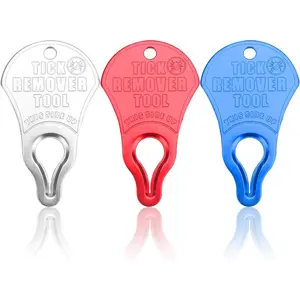 Tick Remover Tool 3 count, Suitable for Pets, Animals, and Humans, Portable Outdoor Living Essential Tick Remover Tools, Quick and Safe, and Reliable.