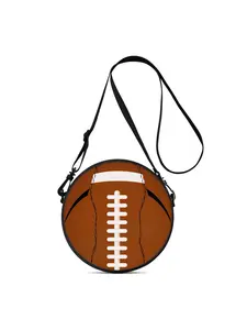 2D Printed Lightweight Crossbody Bag with Rugby Pattern, Multi-way Wear, Perfect Gift for Women, Ideal for Commute, Outdoor, Travel, Leisure & Campus