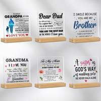 To my family (6 counts/set)