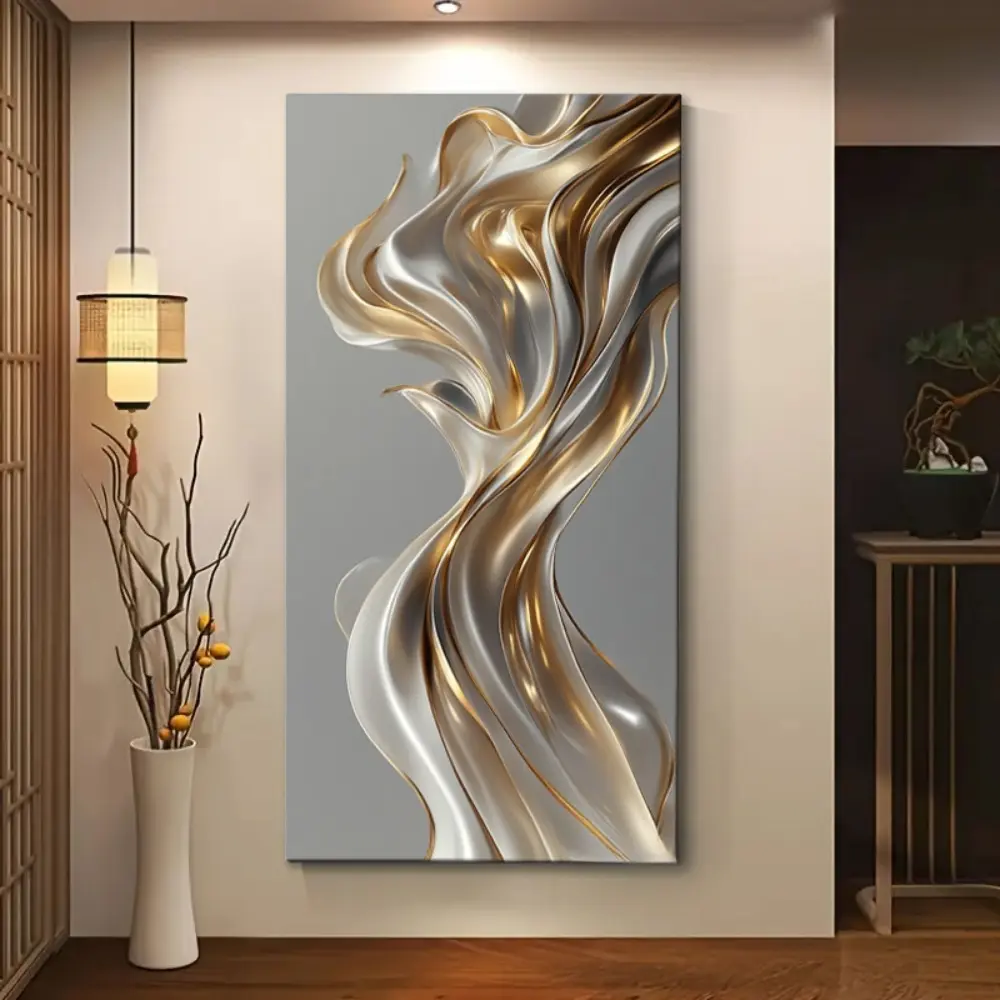 2D modern abstract framed wall art featuring a palette of black, neutral beige, greige, gray, white, and brown; gallery-wrapped canvas in a sleek, minimalist, and luxurious style. Suitable for living rooms, bedrooms, and offices; an easy-to-hang interior,