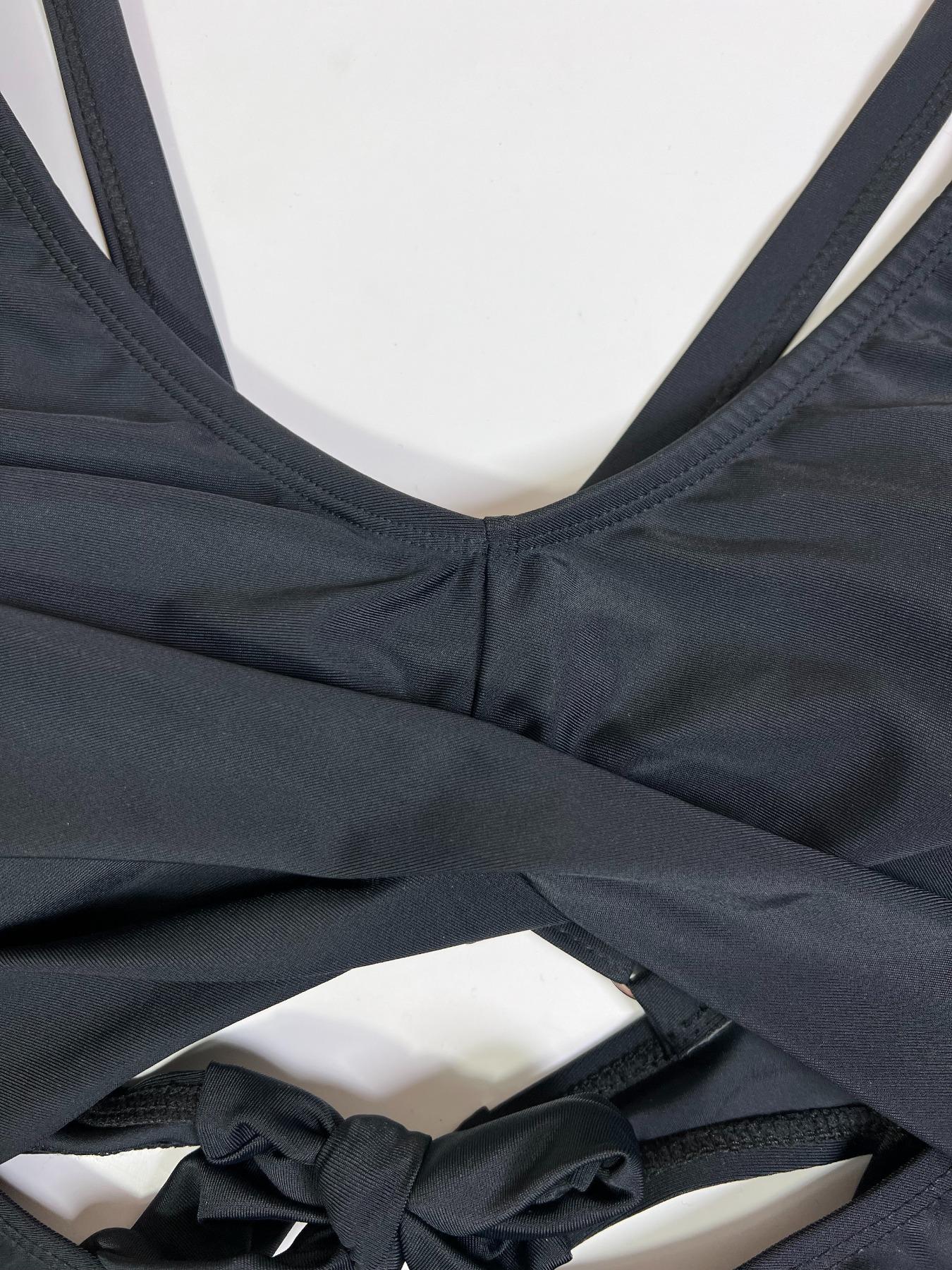 Women's Solid Backless Cover Up Dress, Casual Tie Shoulder Sleeveless Cover Up Dress for Beach Holiday Vacation, Ladies Swimwear for All Seasons, Cutout Swim Suit, Swimsuit Cover Ups