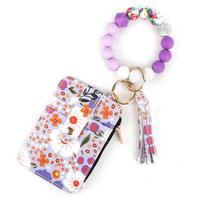 Printed Card Bag - purple
