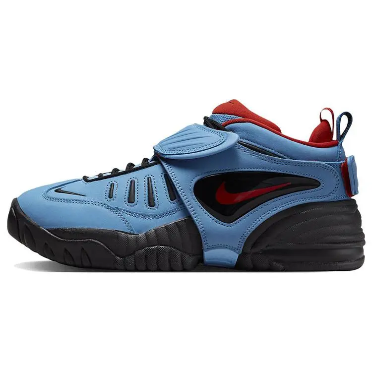AMBUSH x Nike Air Adjust Force Blue Mid-Top Retro Basketball Shoes for Men and Women Verifiable, with credentials and supporting global authentication