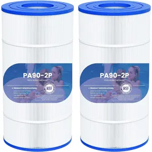 C900 Pool Filter   for Hayward C900, Replace Pleatco PA90, Hayward CX900RE, Unicel C-8409, 90 sq.ft, 2 Pack