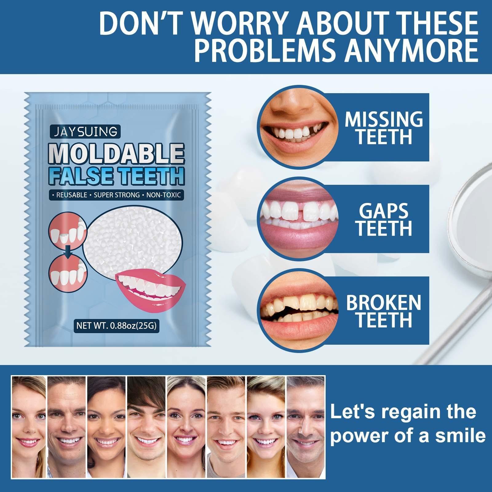 "Fix Teeth Instantly! 25g Dental Repair Kit - Temporary Filling for Cavities & Missing Teeth - Dentist-Approved Formula - From Pain to Relief in Minutes - Order Emergency Kit Now!" "Fix Teeth Instantly! 25g Dental Repair Kit - Temporary Filling for Cavities & Missing Teeth - Dentist-Approved Formula - From Pain to Relief in Minutes - Order Emergency Kit Now!"