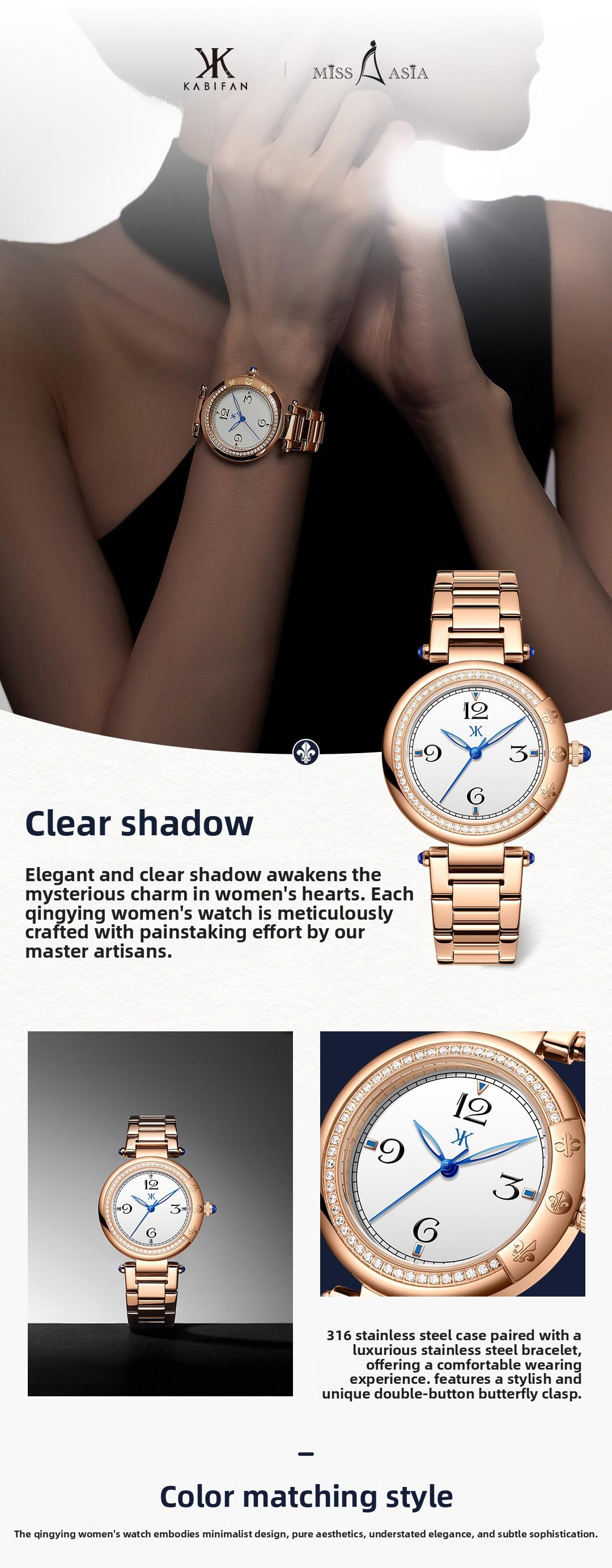 Women's Elegant Round Dial Quartz Watch, Fashionable Wristwatch for Women & Girls, Trendy All-match & Exquisite Watch for Birthday Gift Includes premium gift box vintage