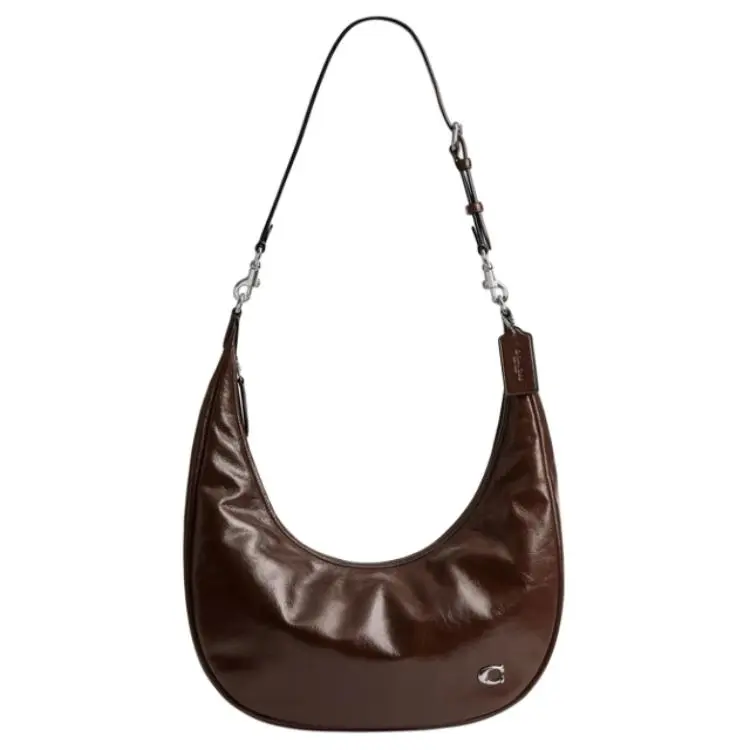 COACH Juliet 37 Leather Crossbody Bag for Women – Sophisticated Commuter Style in Maple Red