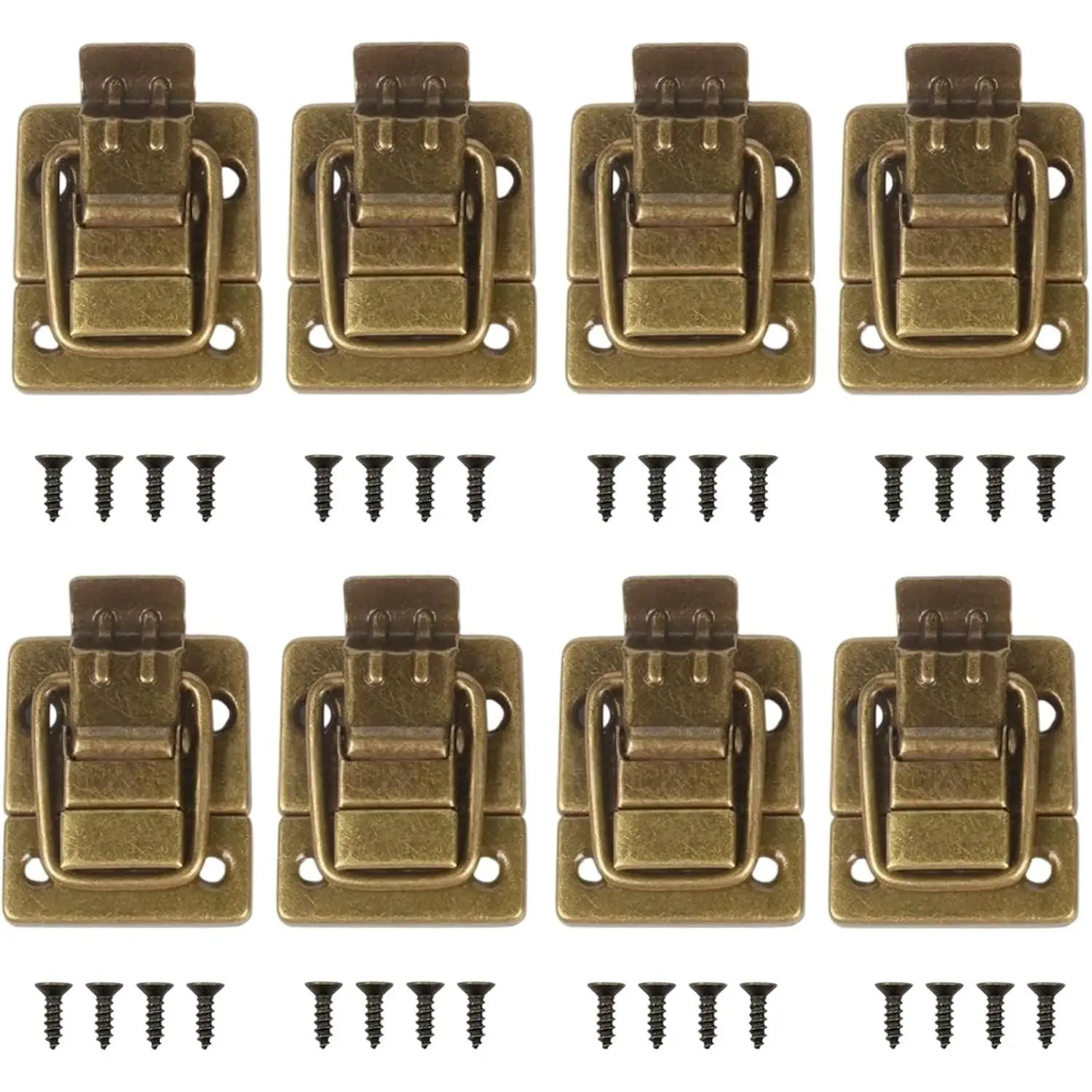 8Pcs Vintage Toggle Hasp Latches