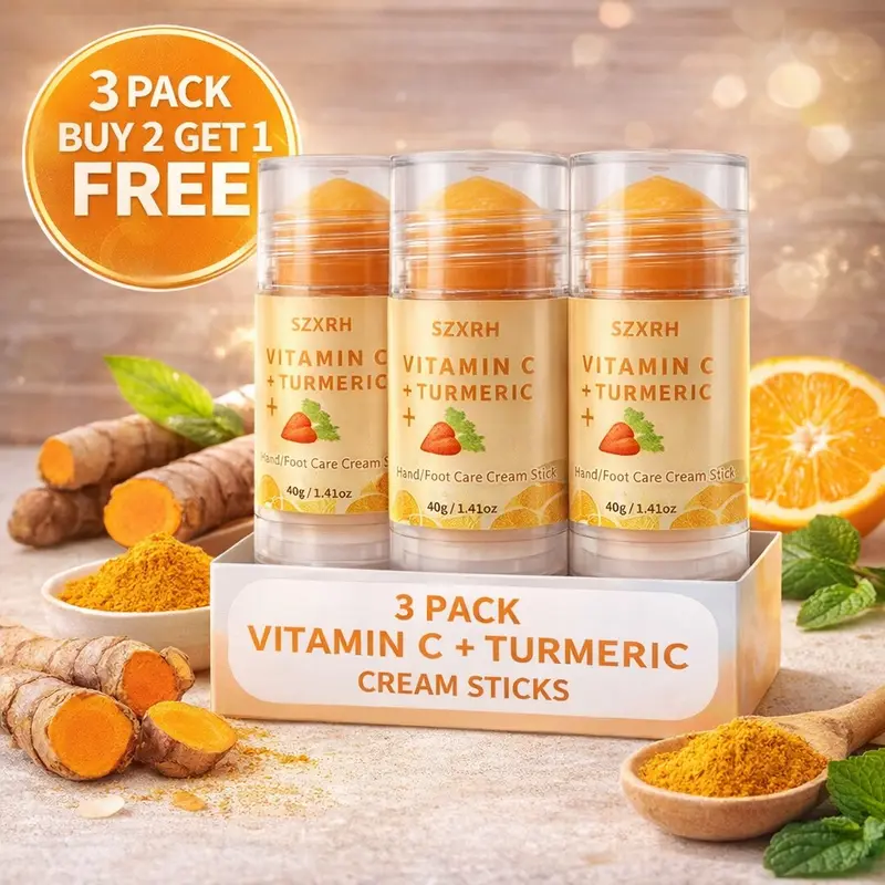 SZXRH 【Buy 2 Get 1】3Pcs Carrot Moisturizing Hand & Foot Cream, Nourishing Heel Crack Balm, Knee & Foot Protection Cream, Foot Care