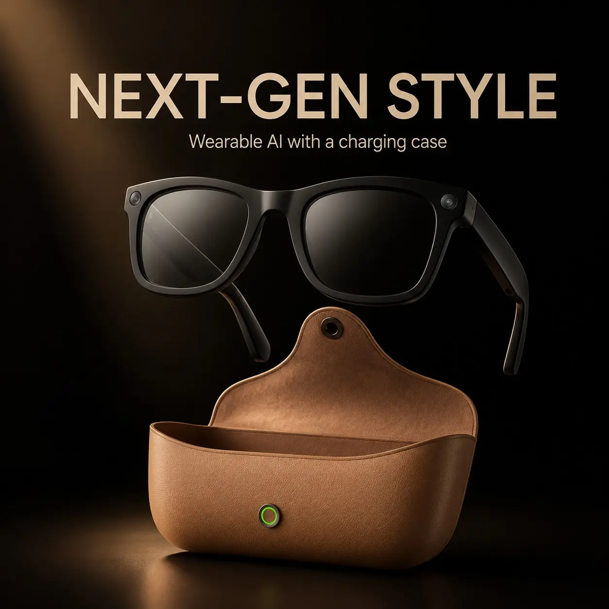 35g Ultra Light Smart Camera Sunglasses Ai Translator Smart Translation Glasses, 2026 New Multi-Function Modern Wearable Audio Sunglasses, 8MP HD Lens, Professional 3280×2464 Photo Shots, Smooth Cinematic HD Video Recording, Touch Control Bluetooth-compat