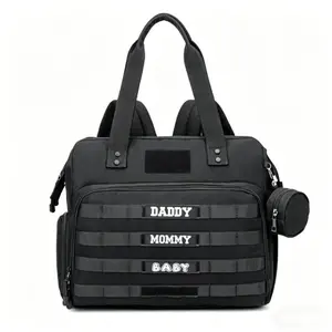Waterproof Baby Backpack for Dad and Mom, Lightweight Large Capacity Maternity Bag, Dual Shoulder Handheld Storage Bag for Outing