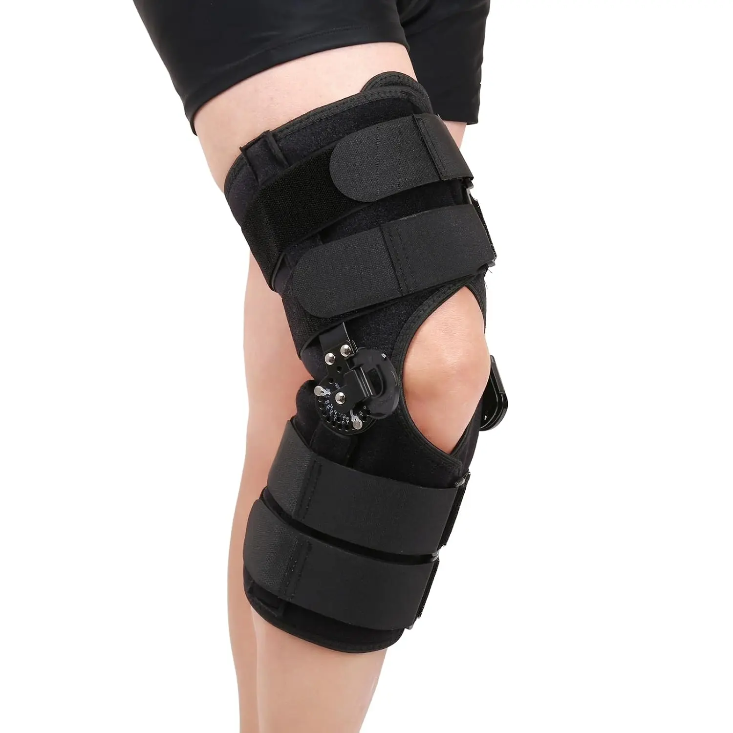 Upgraded Hinged Adjustable Knee Brace with Side Stabilizers & Post-Op Immobilizer - Small Size Orthopedic Support for ACL, MCL, PCL, Meniscus Tear, Arthritis & Recovery