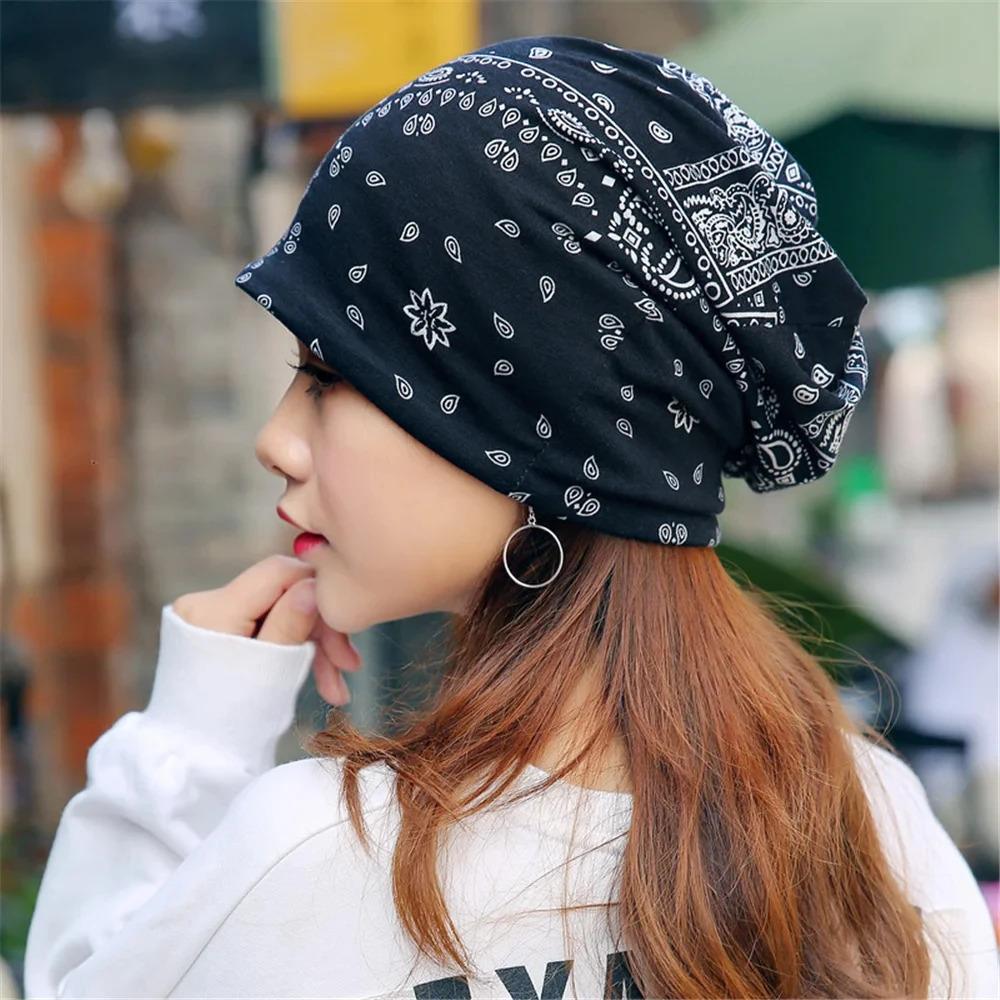 High Quality Women Beanies Caps Spring Women Beanie Hat for Women Caps 2 Way To Wear Bonnet Festival Gifts