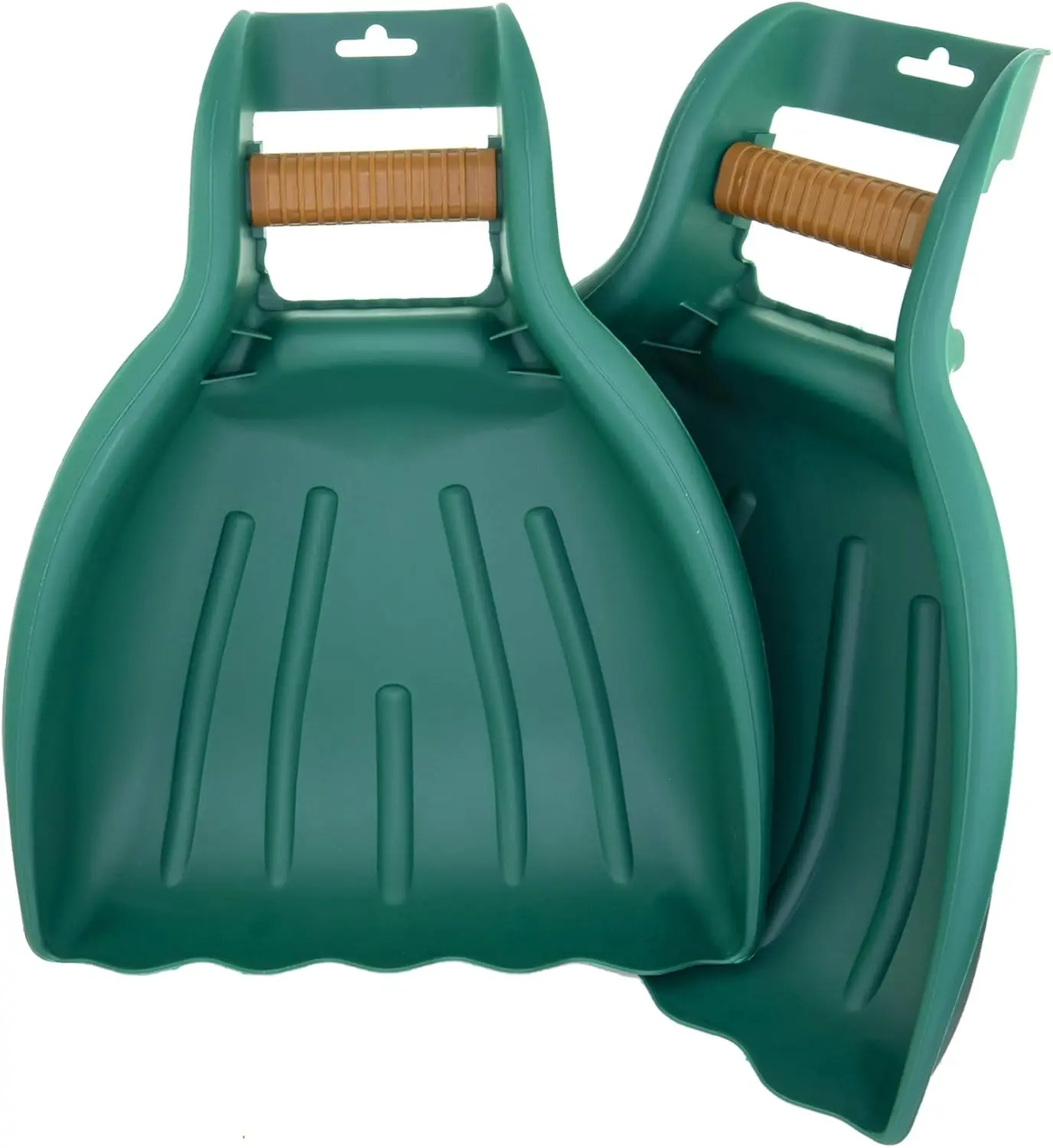 Leaf Scoops and Claws V2.0, 1-Pair (2 Pieces), Sturdy Ergonomic Grip Leaf Rake, Large Hand Held Garden Rake Grabbers Leaf, Garden Claw Lawn Grass Removal