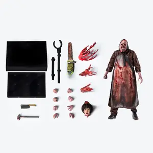 HIYA Exquisite Super Series 1/12 Scale 6 Inch Texas Chainsaw Massacre 2022 Leatherface Slaughter Ver. Action Figure