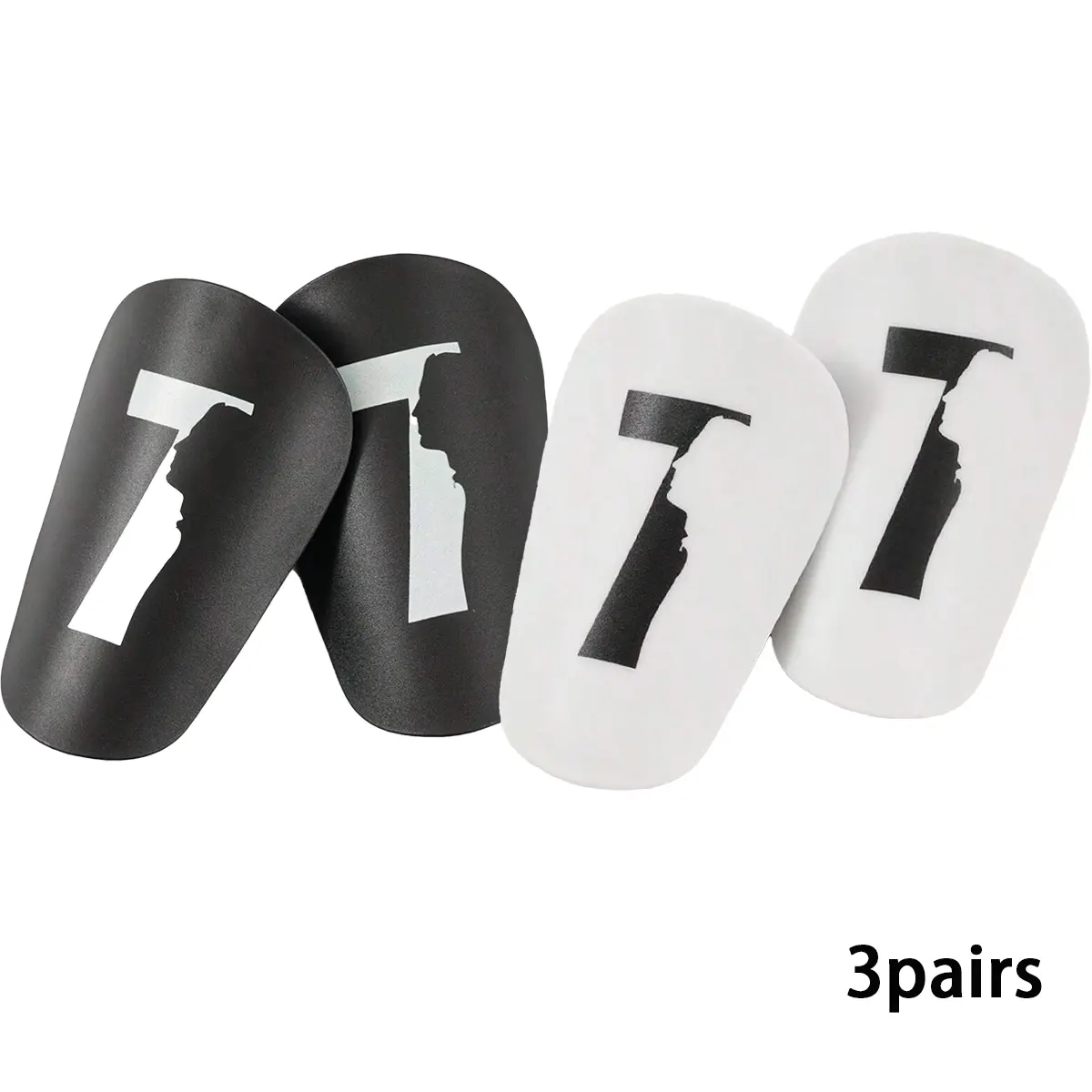 3 Pairs Mini Football Shin Guards, Soccer Sports Protective Gear, Small Size Knee Protector, Basketball and Football Safety Equipment