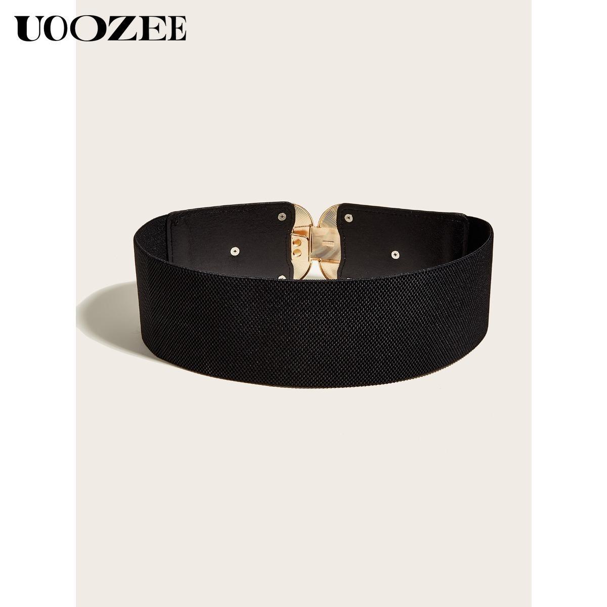 UOOZEE-LIVE Women's Fashionable European and American style belt for women to decorate coats and dresses, belts to tighten waist, elastic waistband for suits