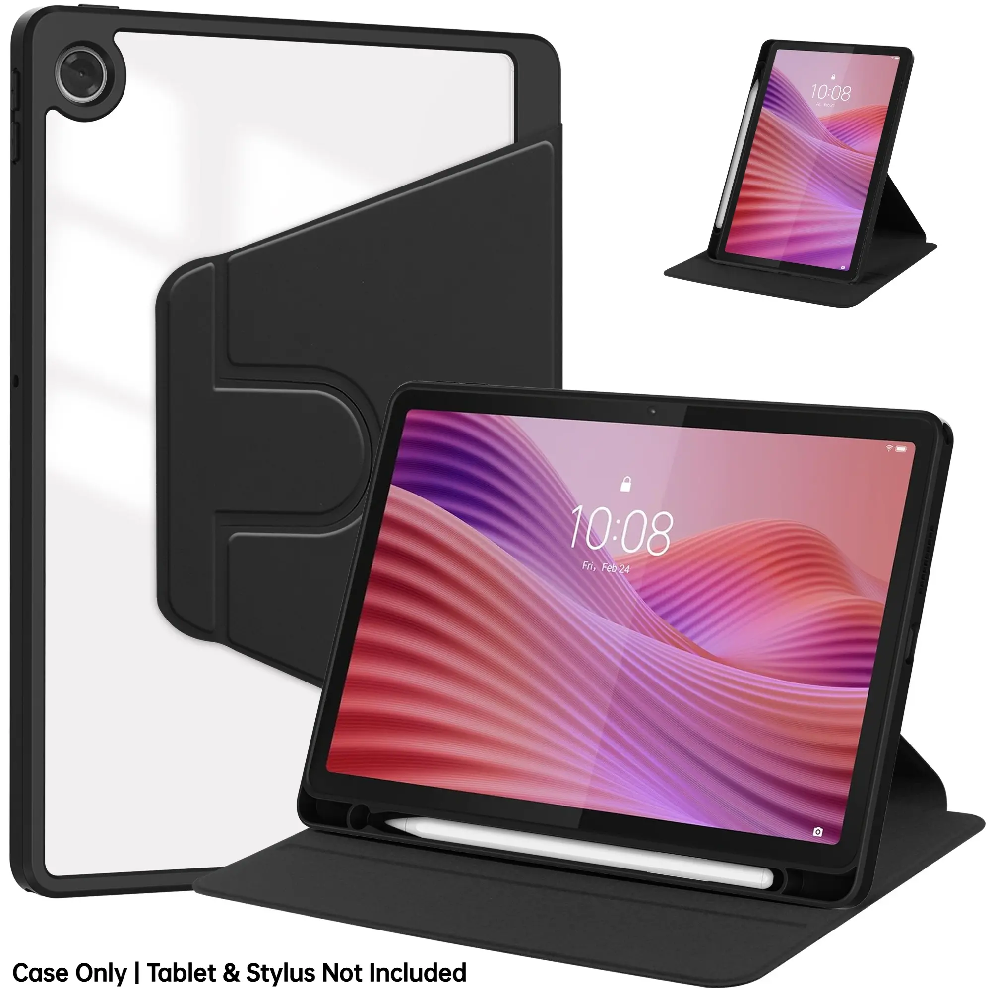 Tablet case compatible with Lenovo Tab 10.1/Idea Tab 11/Tab M11, auto wake/sleep, multi-angle stand cover, Drop Proof Cover, full protection