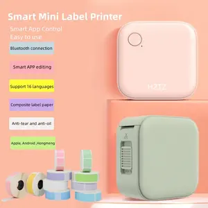 buds 2 Mini Label Printer Smart Pocket Self-adhesive Label Printer Bluetooth Price Label Sticker Maker For Home