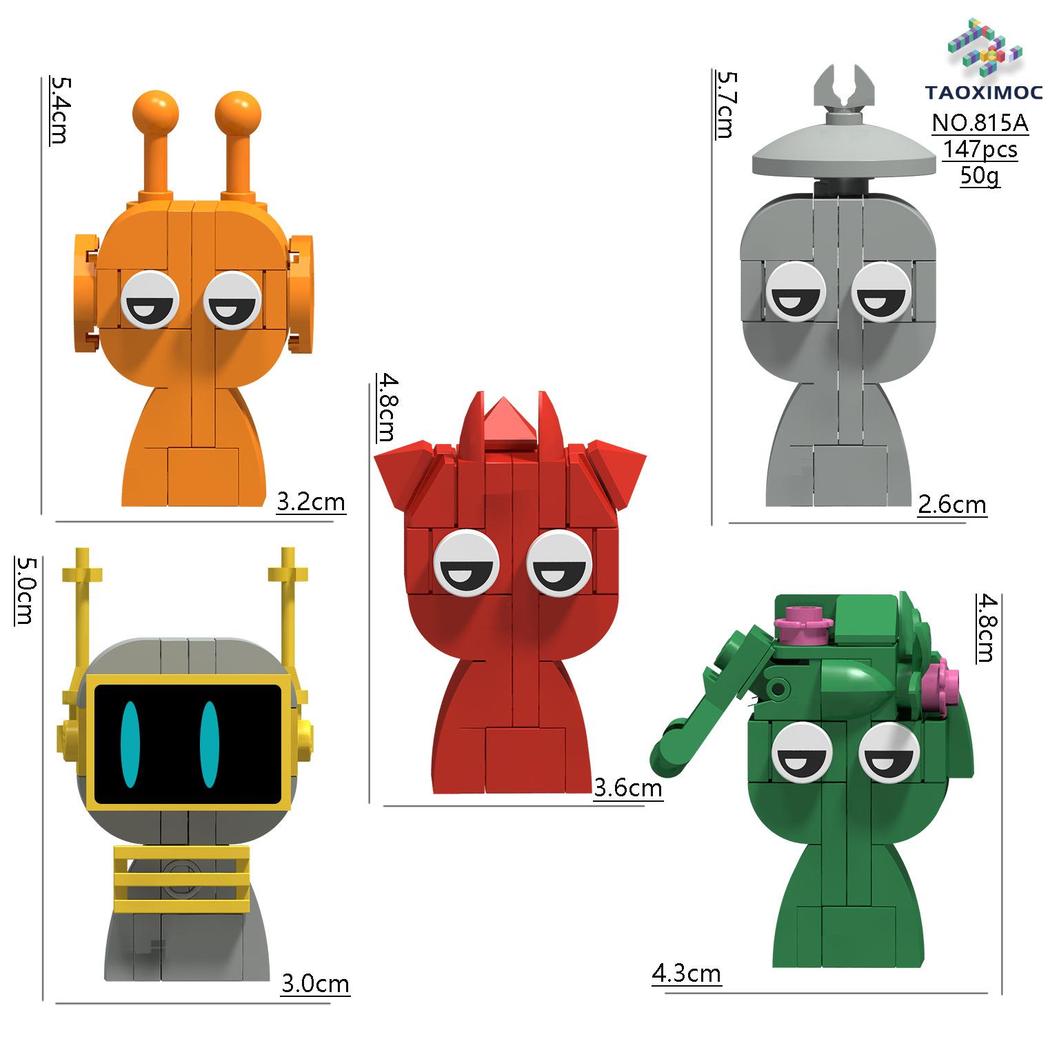 Sprunki Blocks Toys Sprunki Building Blocks Model Children's Educational Oren Wenda Building Block Toys for Kids Birthday Gift popular