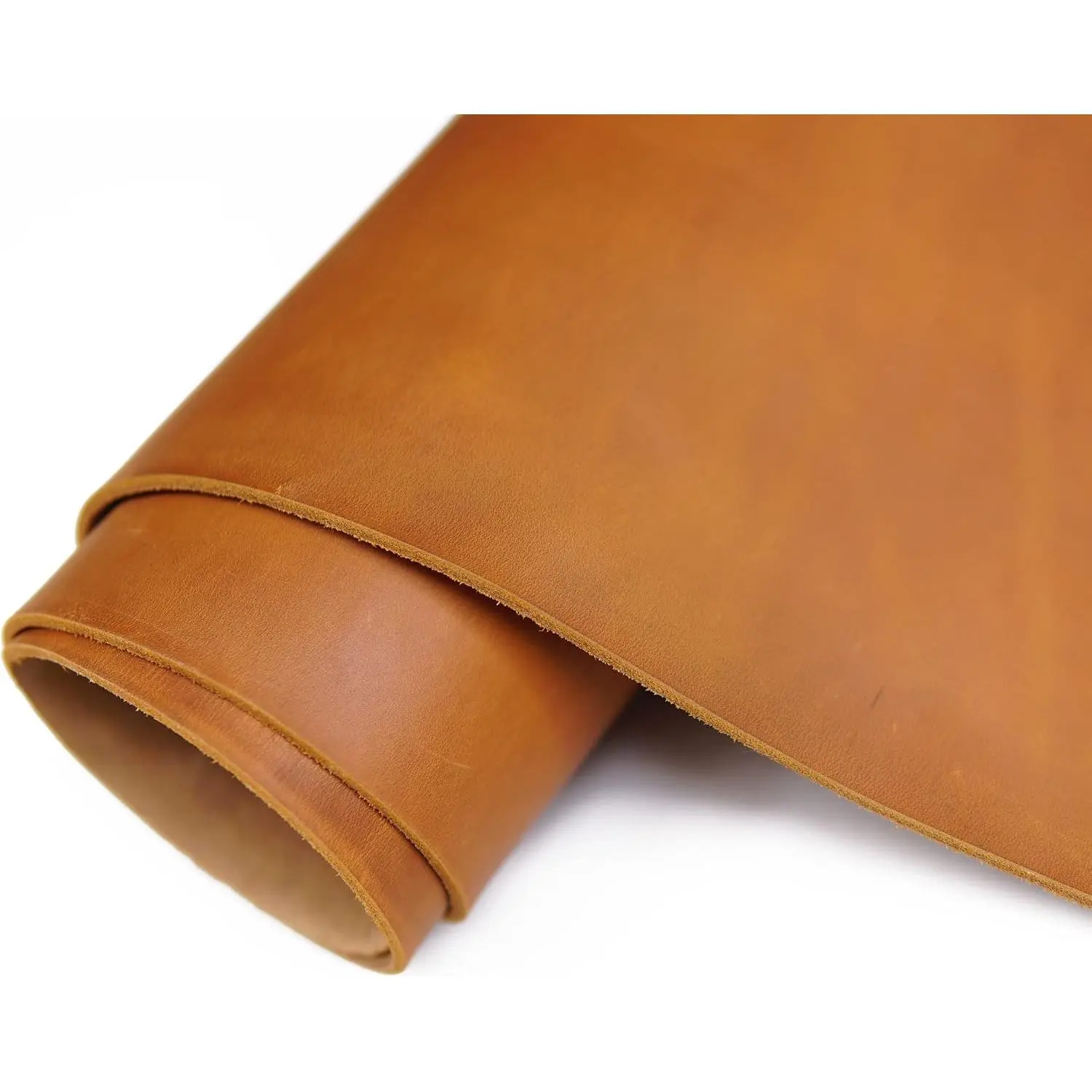 Sheets Tooling Leather Full Grain Leather 3.6mm-4.0mm (9-10oz) Thick Cowhide Leather Pieces Square for Crafts Heavy Weight( Brown 6"x12")