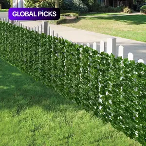 Artificial Ivy Privacy Fence Screen, 59in X 118.1in Fake Hedge and Vine Leaf Decor, Outdoor Garden Decoration, Christmas Yard Ornament #TOP PICKS