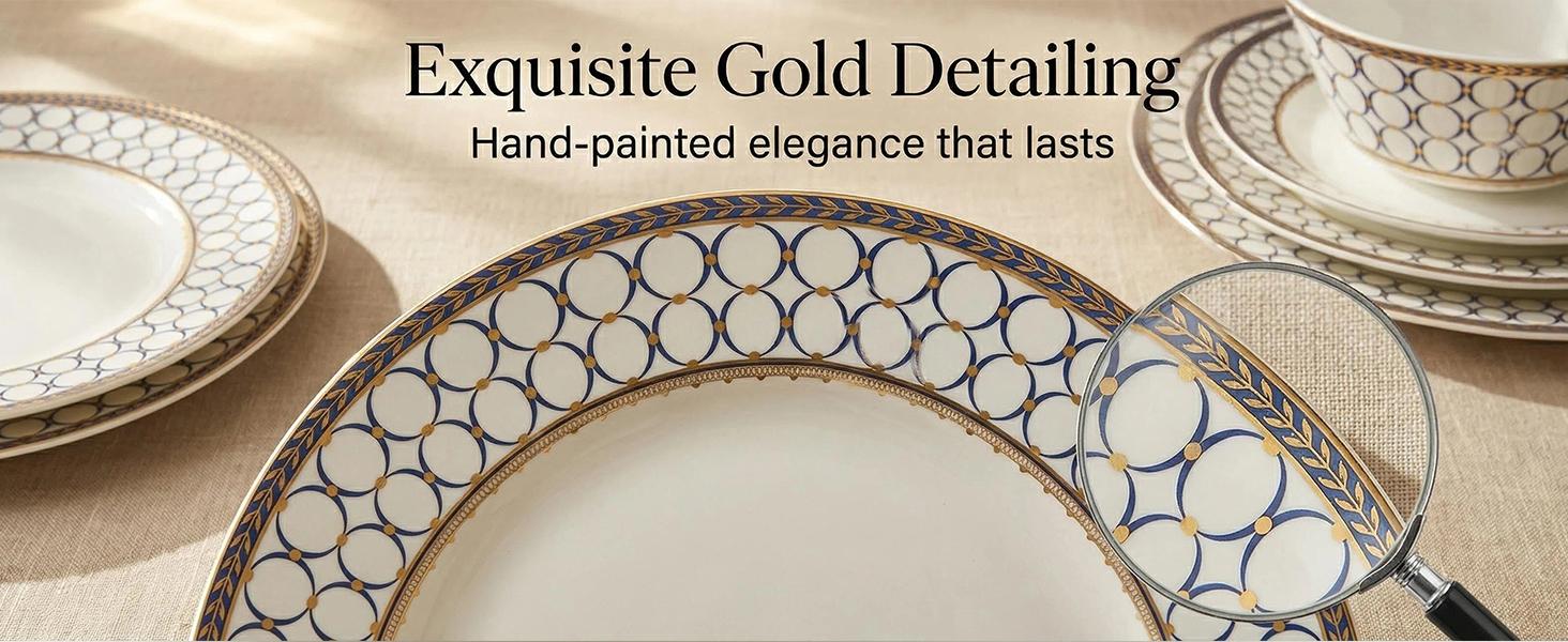 Bone China 4 Piece Dinner Plates 10 Inch Modern Round Salad Plates Dishware Set Microwave Safe Not Applicable For Kitchen Dining Tableware