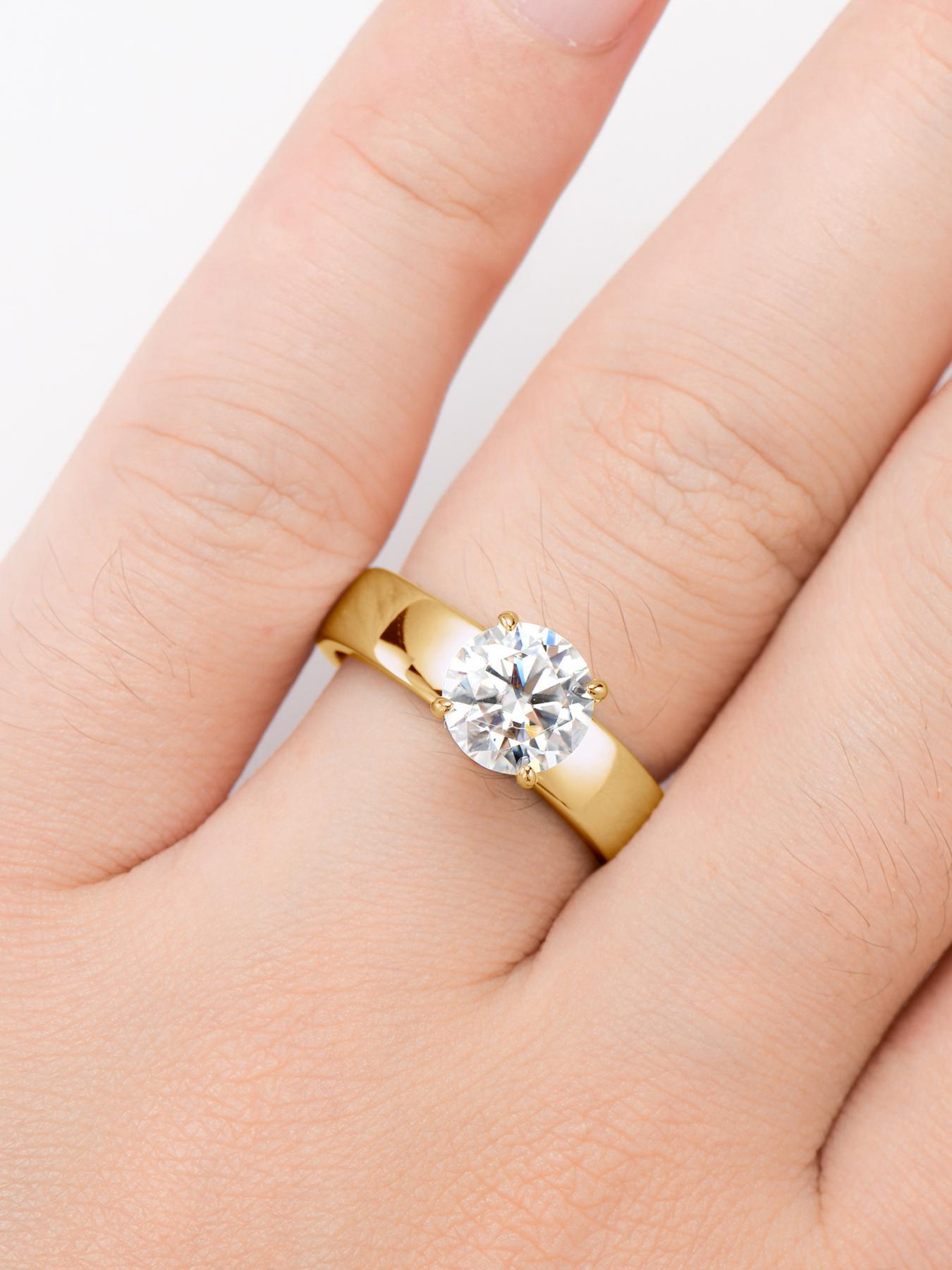 2024 New Style Synthetic Moissanite, S925 Sterling Silver Classic Four Claw Ring, Moissanite Rings, Fashion Jewelry Accessories for Women & Men