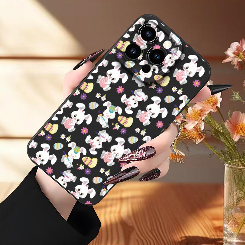 A simple Easter Egg Pattern Phone Case, TPU Shockproof Full Protection Case, Suitable for iPhone 17/16/15/14/13/12/11 PRO MAX PLUS AIR E XS and PROMAX MINI, Ideal Gift for Friends and Family, MS2272