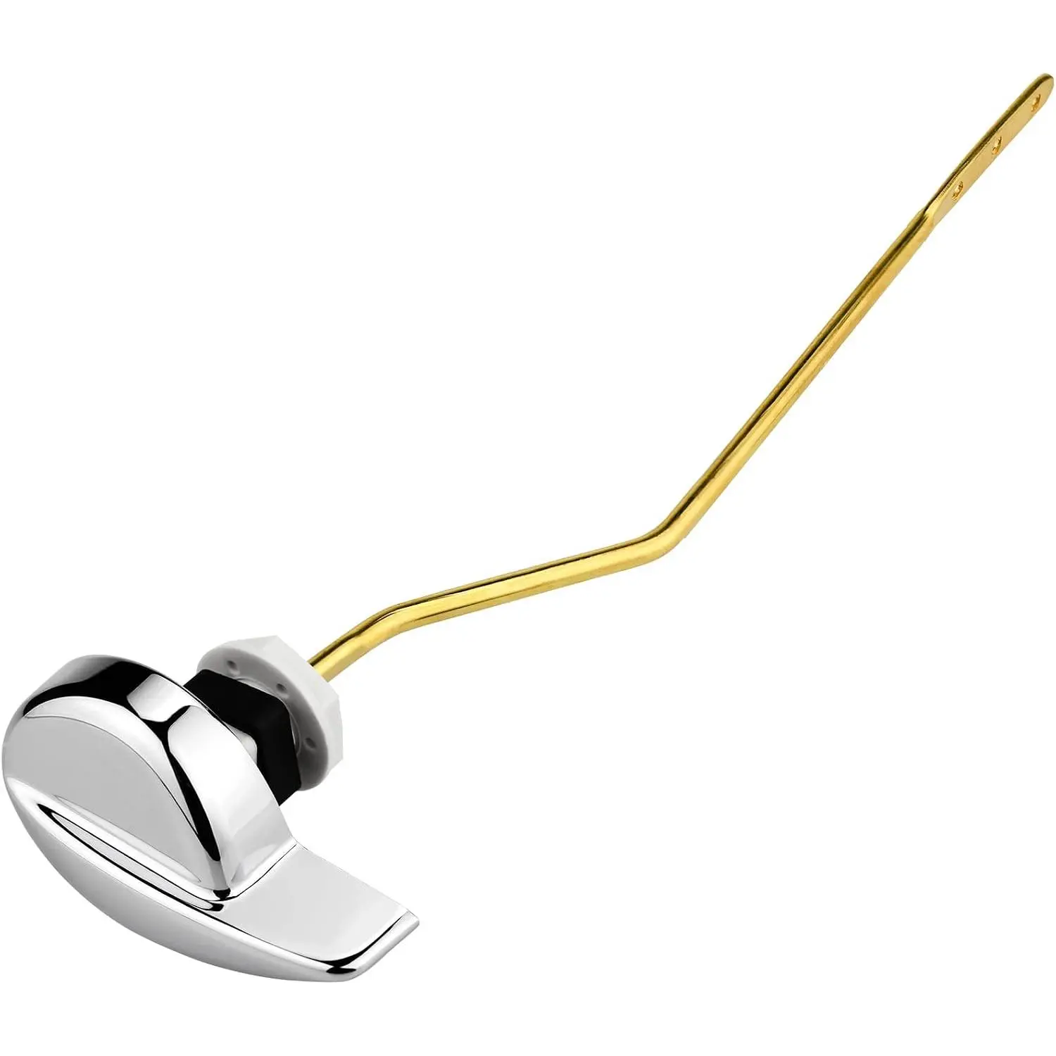 For  Toilet Handle   Kit,  THU068#CP Trip Lvr | St743S Side Mount Toilet Flush  Lever Handle for  Kohler Toilet , 1-Pack Copper Lever, Bright
