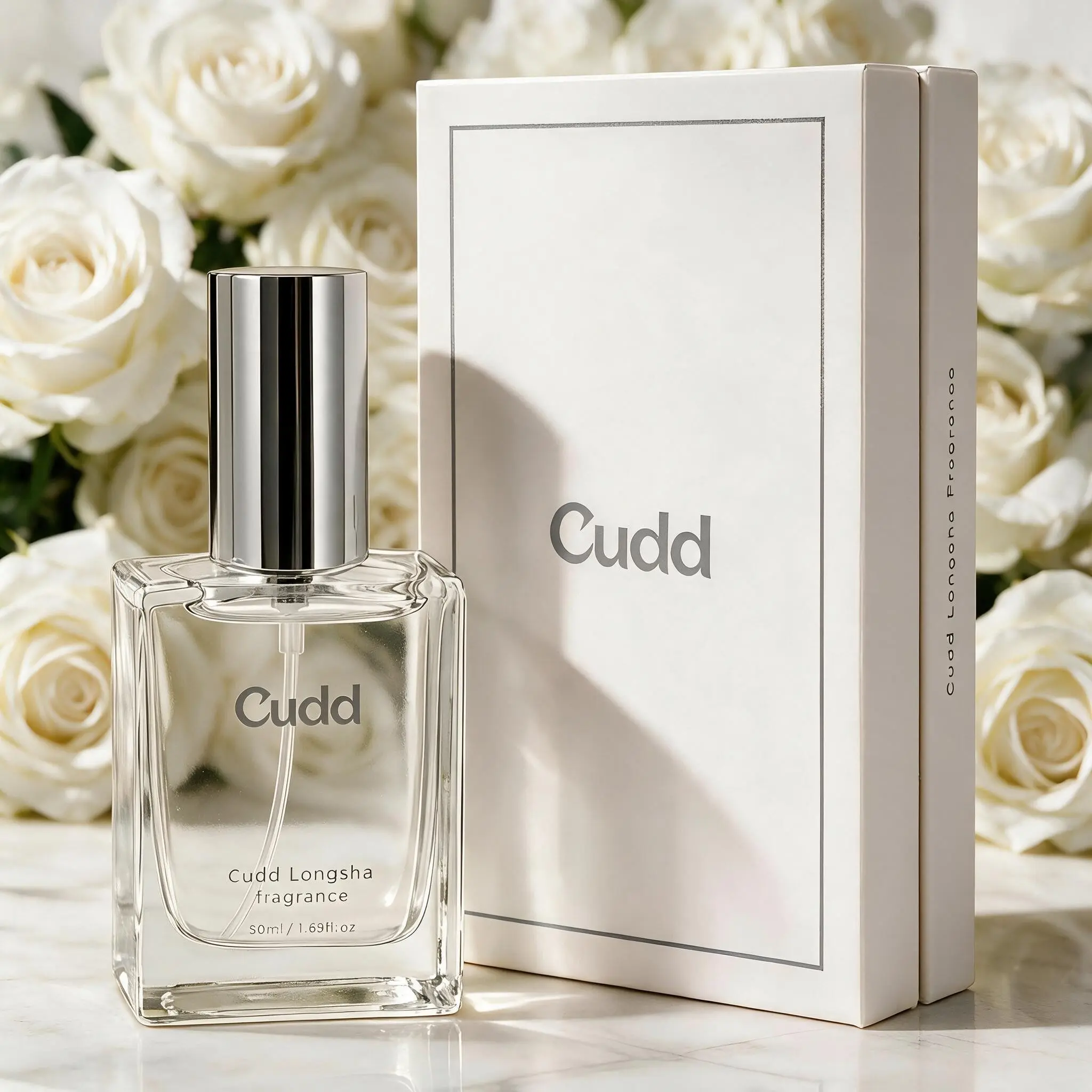 Cudd Longsha Eau de Toilette, Cedar Woody Perfume 50ml, Long Lasting Neutral Fragrance for Men Women, Gift Box Perfume