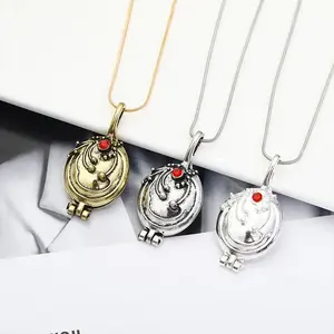 Movie Jewelry Prop Pendants Neckalce The Vampire Diaries Elena Gilbert Necklace Woman Girl Cosplay Accessroy Charms Collar Chain