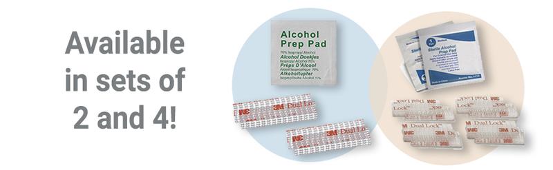 EZ Pass/I-Pass/Toll Tag Clear Tape Mounting Kit, 4 Sets (8 Strips) Double Sided Adhesive Scotch Strips with Velcro Strips, Alien Tape Grip with Alcohol Prep Pad, EZ Pass Holder EZ Pass/I-Pass/Toll Tag Clear Tape Mounting Kit, 4 Sets (8 Strips) Double Sided Adhesive Scotch Strips with Velcro Strips, Alien Tape Grip with Alcohol Prep Pad, EZ Pass Holder