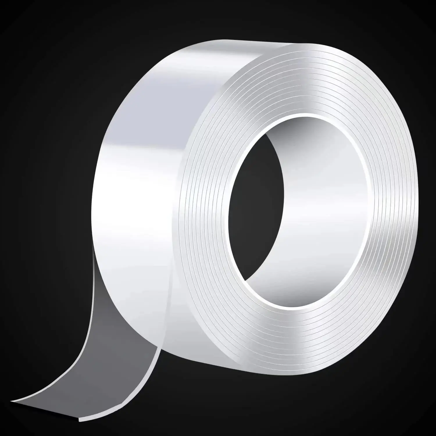 Nano Double Sided Tape Heavy Duty - 2 Inch x 10 Ft | Clear Removable Nano Tape,  Double Sided Tape, Multipurpose Mounting Adhesive Tape,  Washable Sticky Tape
