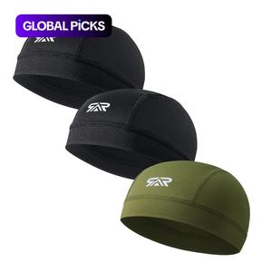 sports cap, 3 counts/set sweat-absorbing and breathable sports cap, essential for internet professionals, cycling helmet inner hat, outdoor cycling accessories, caps helmet liner sweat wicking cap running hats, gifts for him,  men gifts
