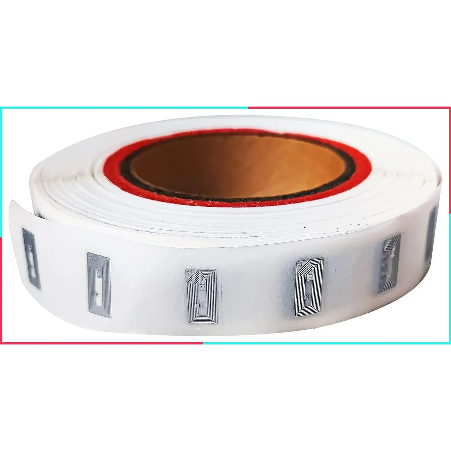 50 Blank NFC Stickers, 20mm (0.79 Inch) Rewritable Programmable RFID Tags, 144 Bytes Memory, Compatible with NFC Enabled Devices