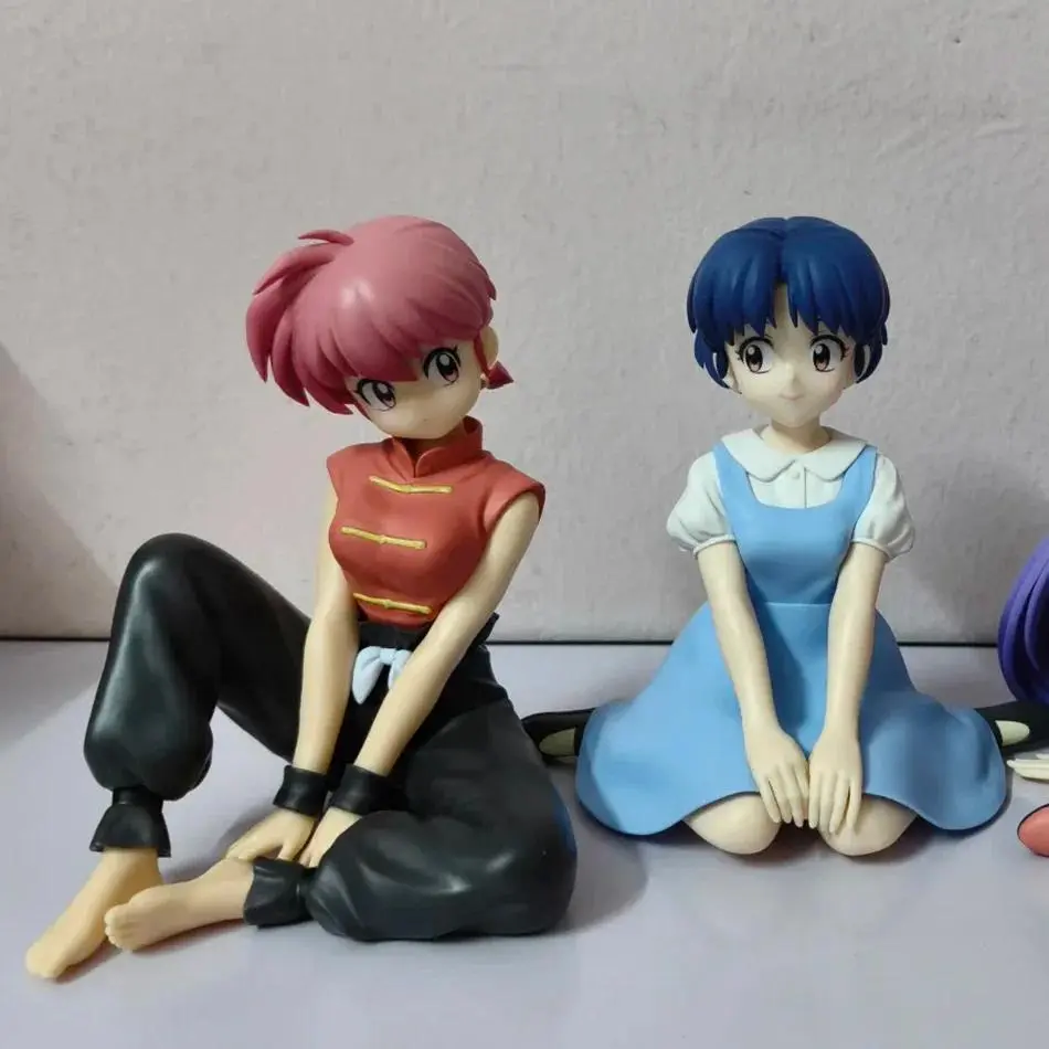 In Stock Original BANDAINAMCO BANPRESTO Ranma 1/2 Relax Time Shampoo Tendou Akane Ranma PVC Figure Model Collector Birthday Gift