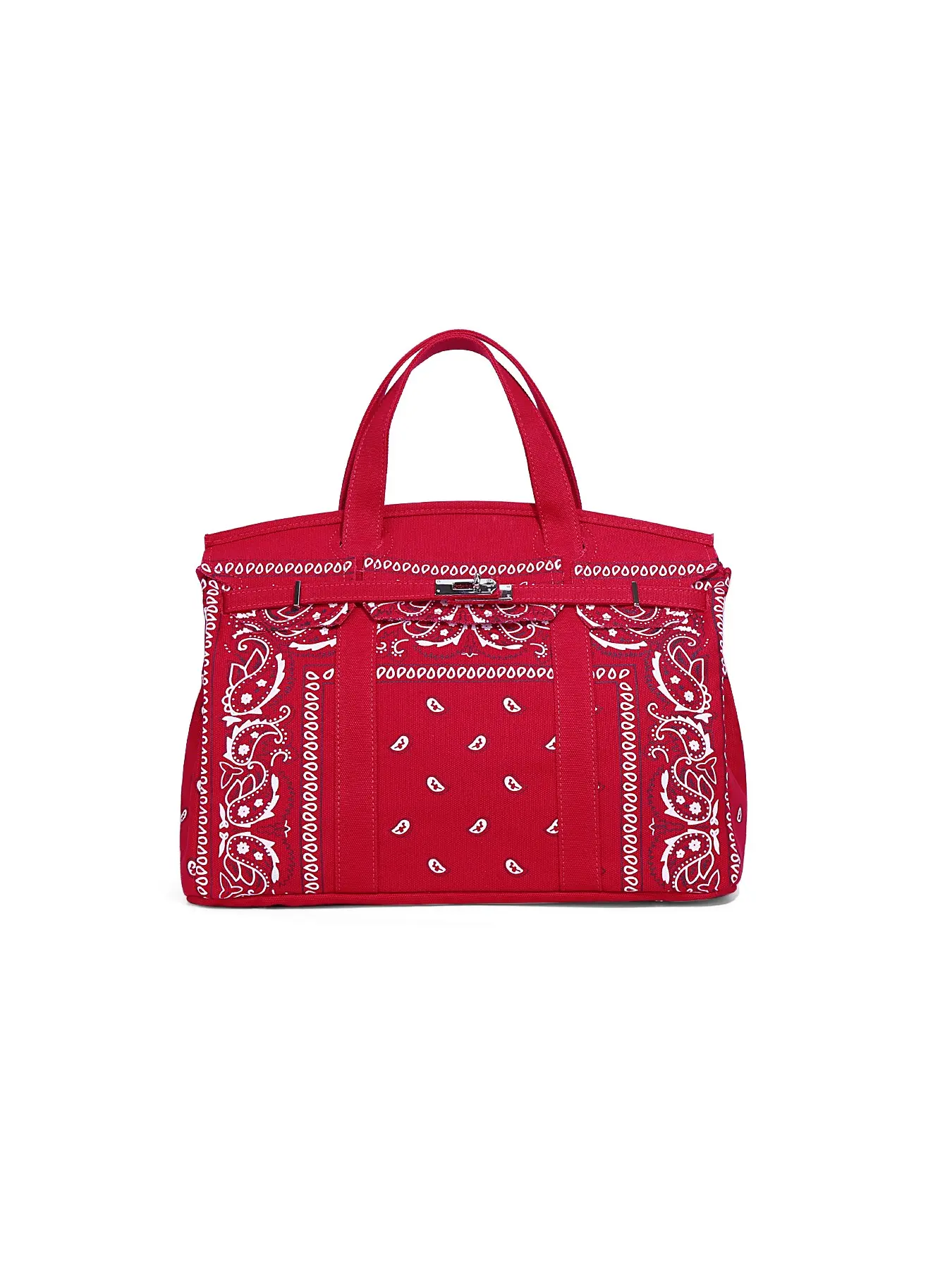 Women's Paisley Print Large Capacity Tote Bag, Vintage Bandana Style Top Handle Handbag, Casual Shoulder Bag with Metal Hardware for Work, Shopping & Travel