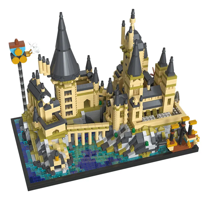 Magical Castle Interlocking Building Block Set, Educational Toy for Kids
